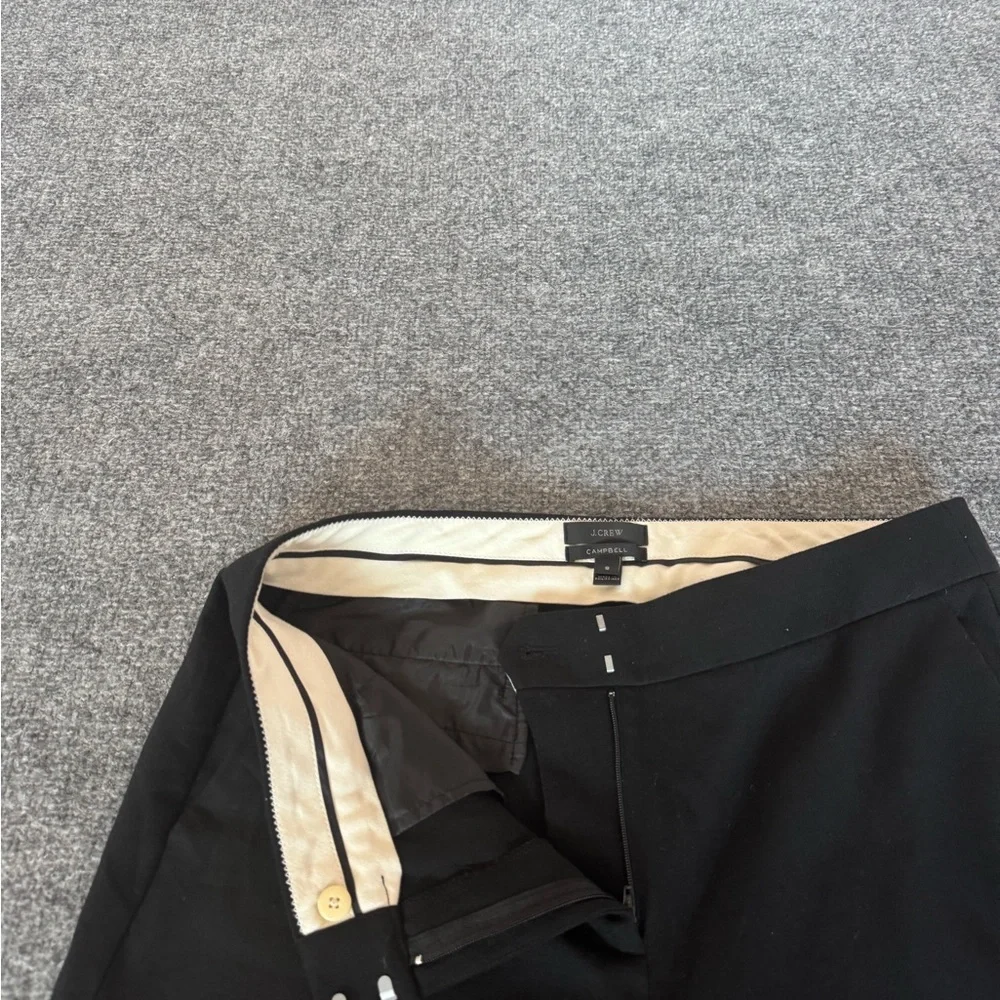 J. Crew Women's Campbell Black Ankle Pant Size SZ 8